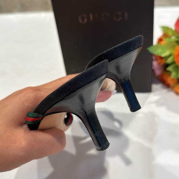 Authentic Gucci Pointed Kitten Heels with box - Picture 5 of 11